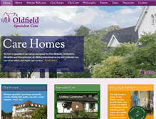 Tablet Screenshot of oldfieldcare.co.uk